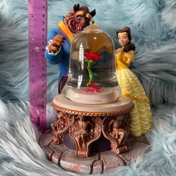 Vintage Disney Beauty and the Beast Musical Water Globe - Picture 7 of 7